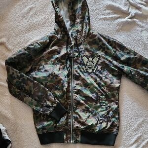 Full Throttle Camo Rain Coat